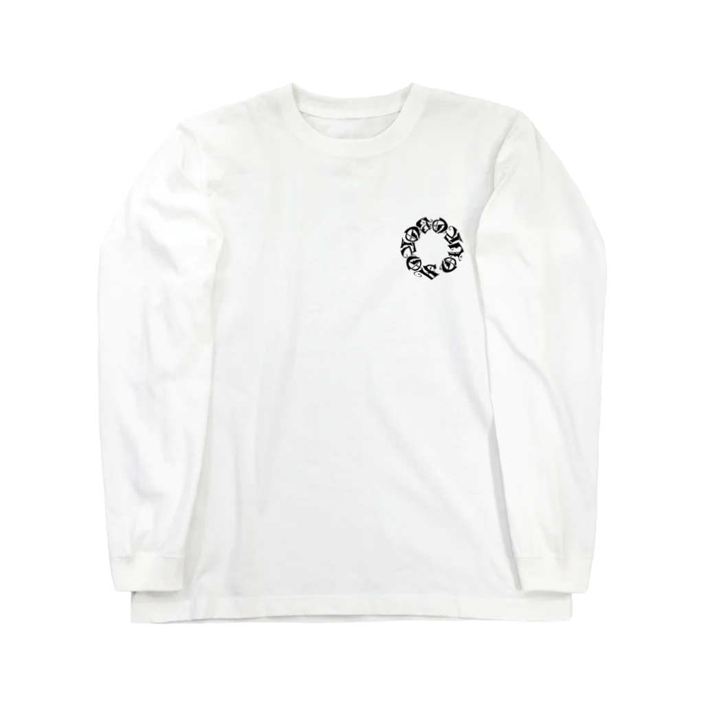 DO・如意島(にょいじま)のouroboros ロングスリーブTシャツ