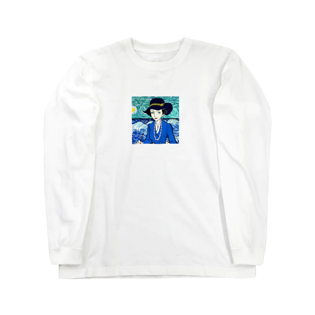 ラクダッピーのココシャネル、ゴッホの世界に行ってみた Long Sleeve T-Shirt