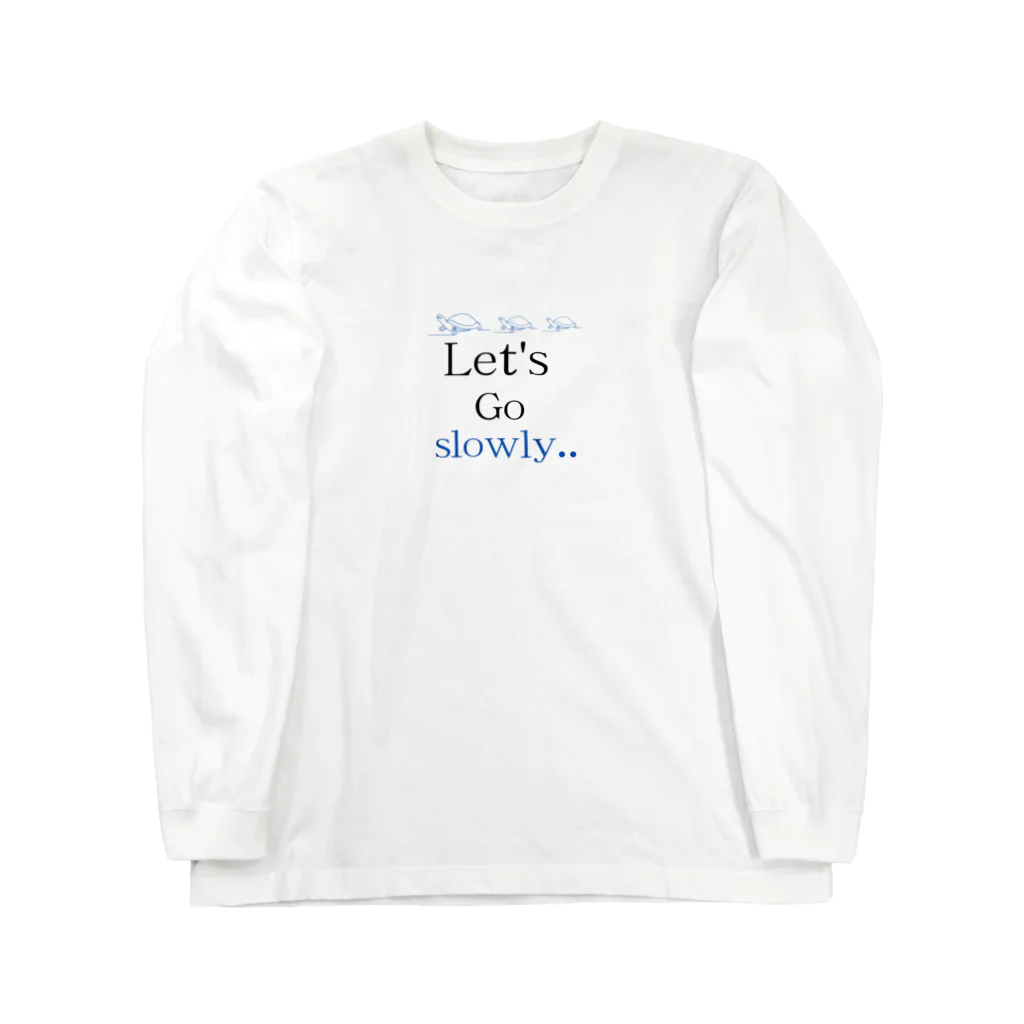 bonds-tのLet's go slowly. Long Sleeve T-Shirt