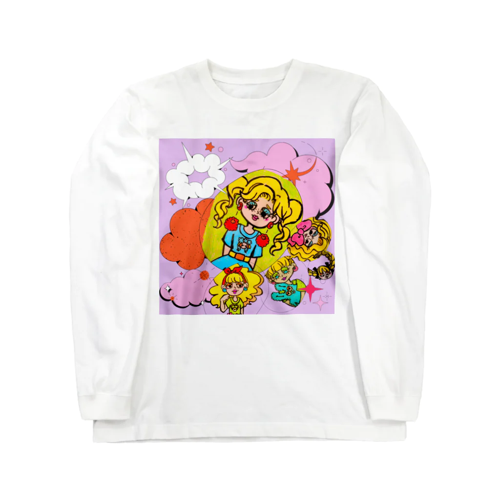 ｉｐｕｙａ(イプヤ)の【ポップ】あつまれ！金髪の女の子✨ Long Sleeve T-Shirt