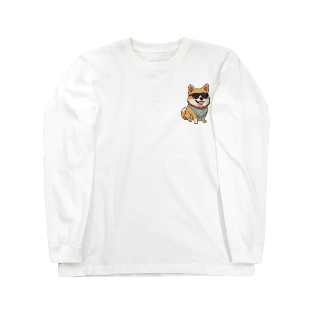 lilymummy リリマミのイカした柴犬 Long Sleeve T-Shirt