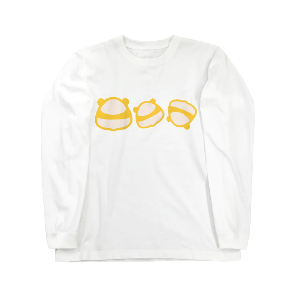 ぱんだ丸ショップのおにぎり？ Long Sleeve T-Shirt