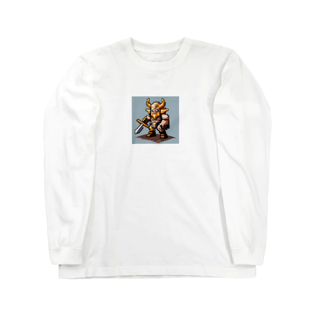 cunissaのドット絵バイキング Long Sleeve T-Shirt