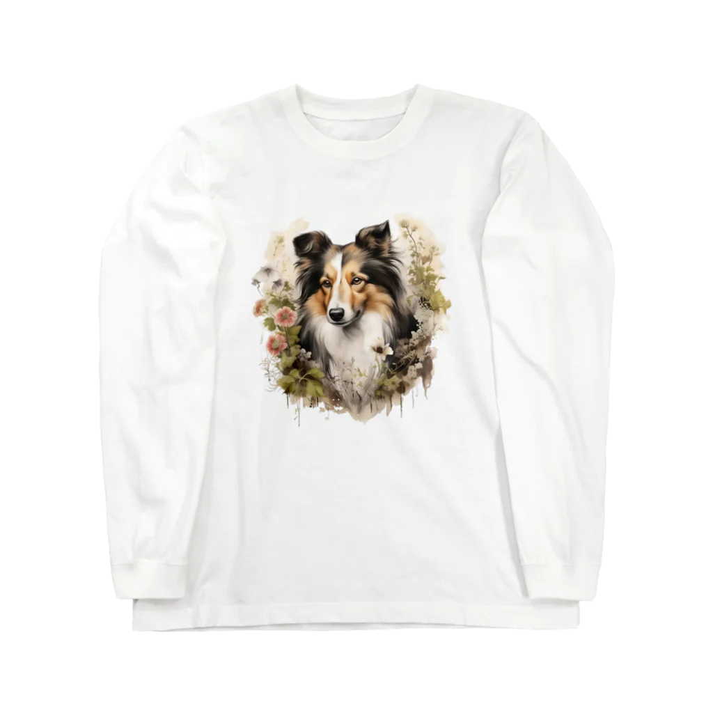 Sheltie Chic Creationsのシェルティ１０ ロングスリーブTシャツ