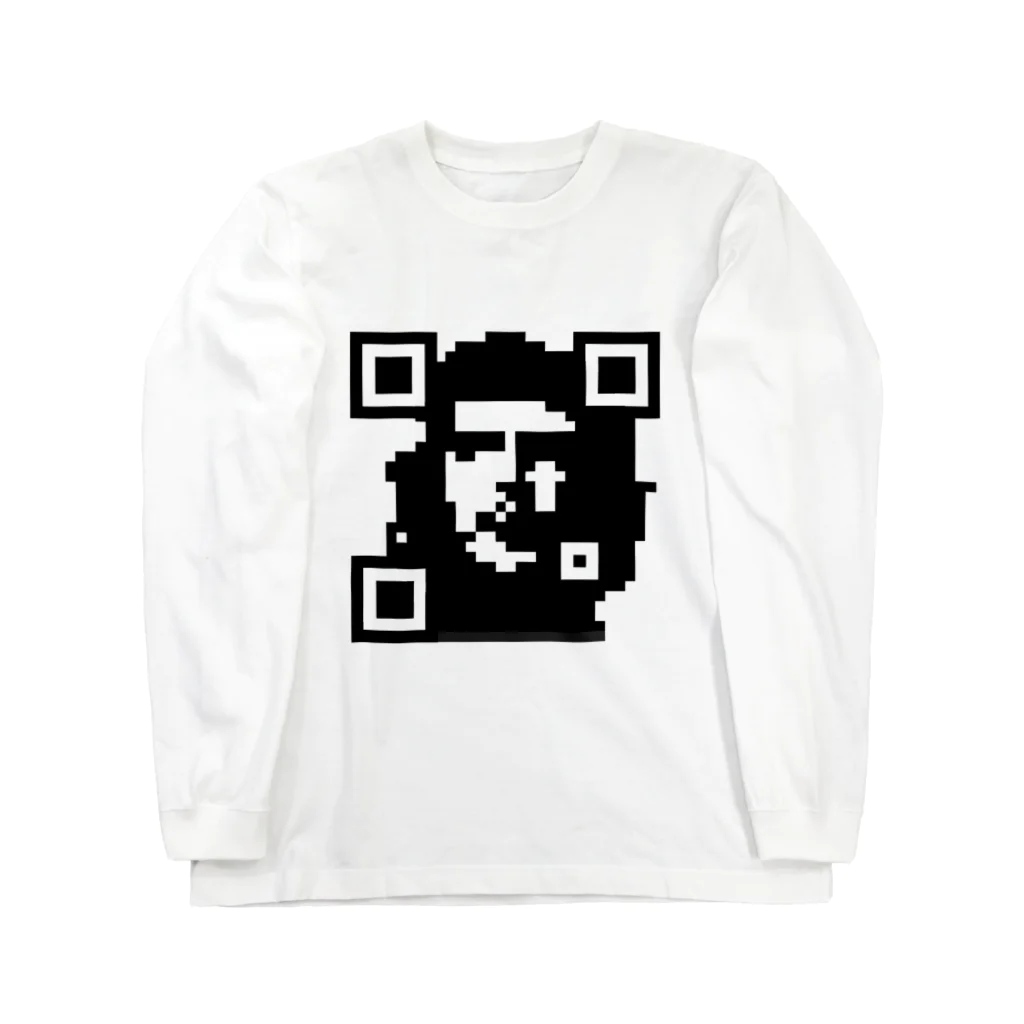 moCoのチェゲバラ（QR） ロングスリーブTシャツ