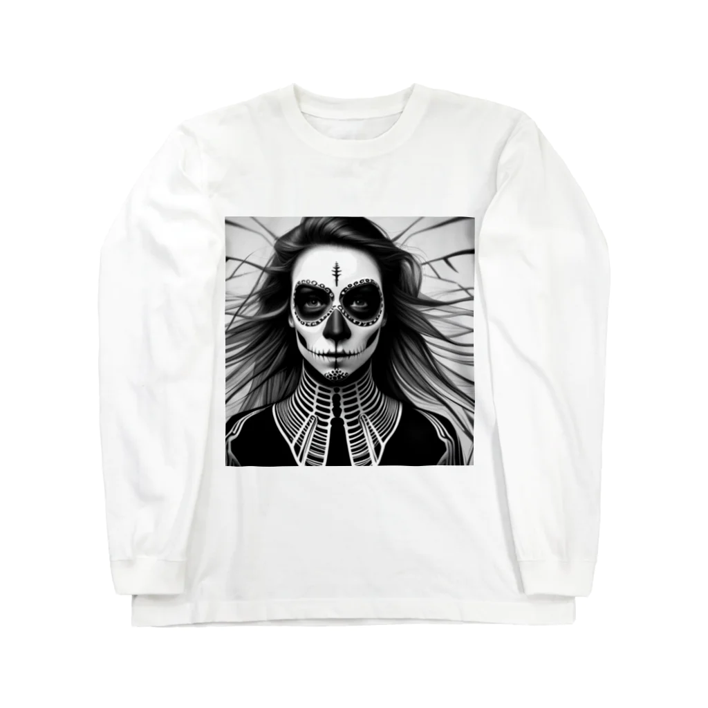 MASARU-hogのハロウィン女性メイク Long Sleeve T-Shirt