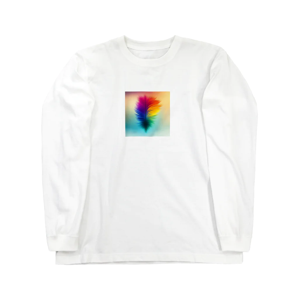 Takumitrustの虹色の羽 Long Sleeve T-Shirt