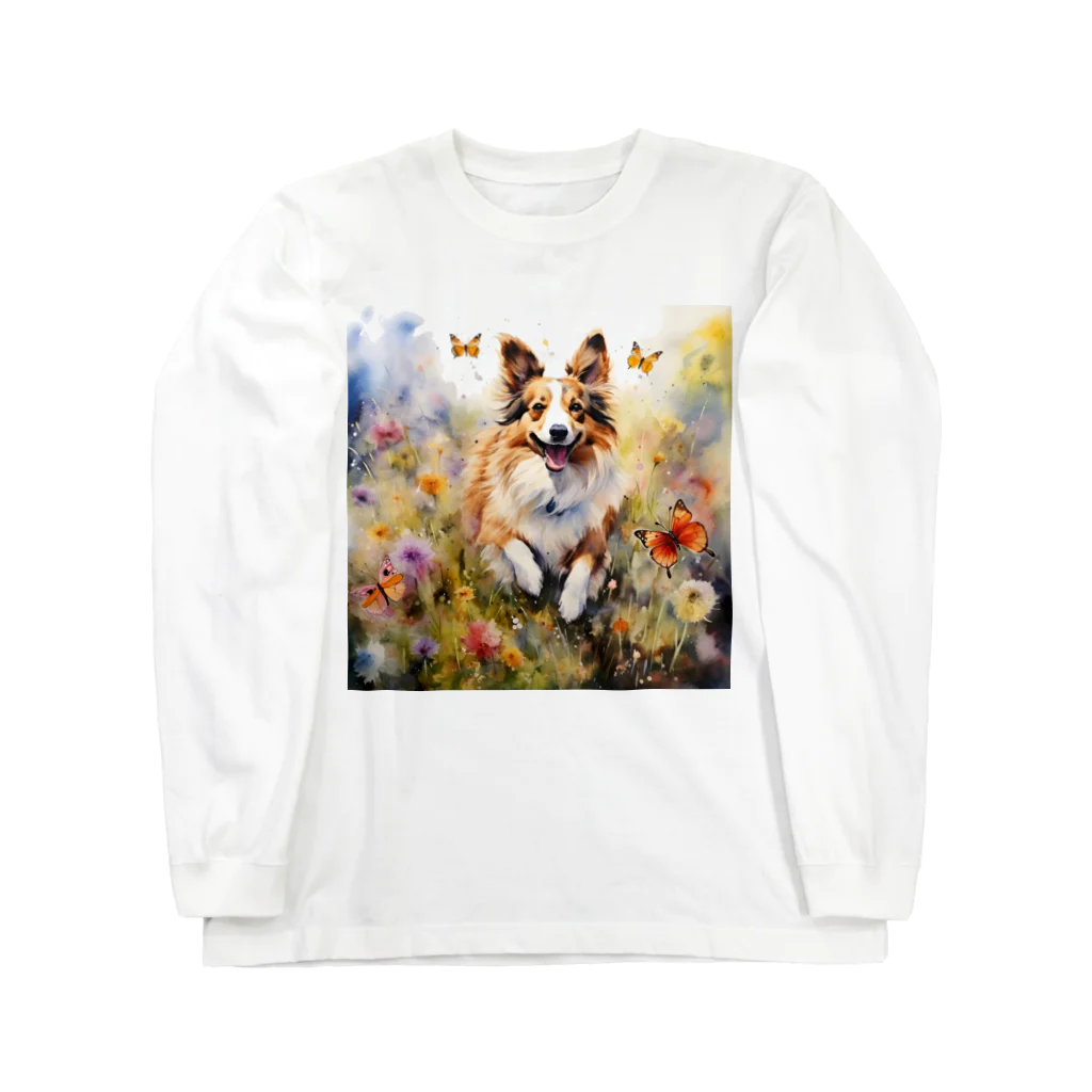 Sheltie Chic Creationsのシェルティ１６ Long Sleeve T-Shirt