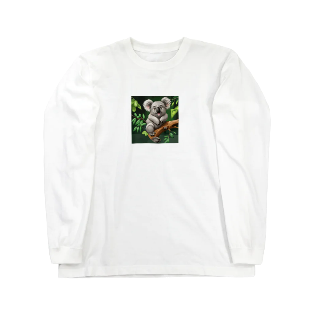 ゆいぼのお店のコアラのマーチン Long Sleeve T-Shirt