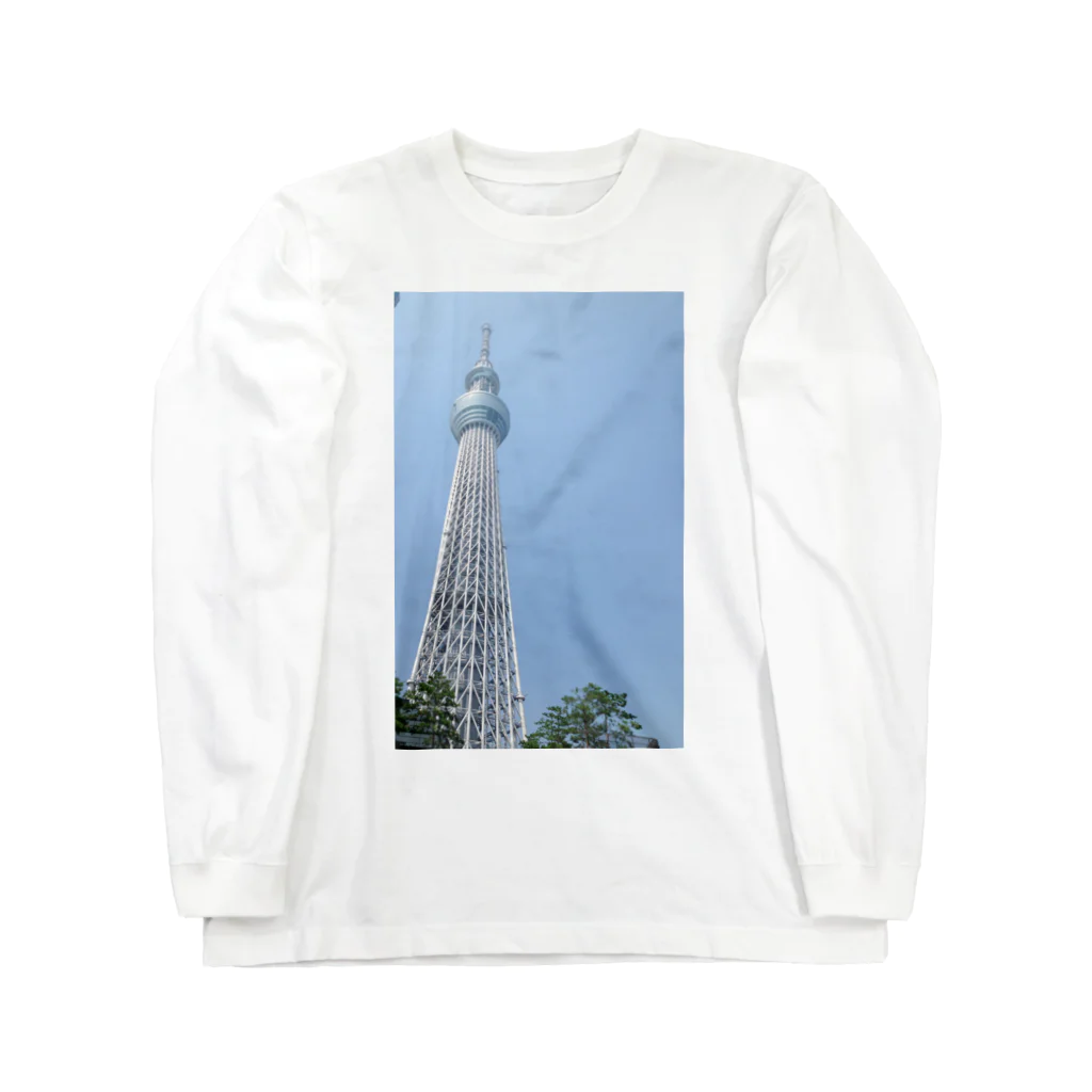 kyurakkoのTOKYO SKYTREE ロングスリーブTシャツ