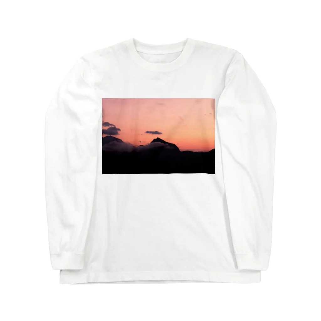 QuirkyRockeyのSUNSET ロングスリーブTシャツ