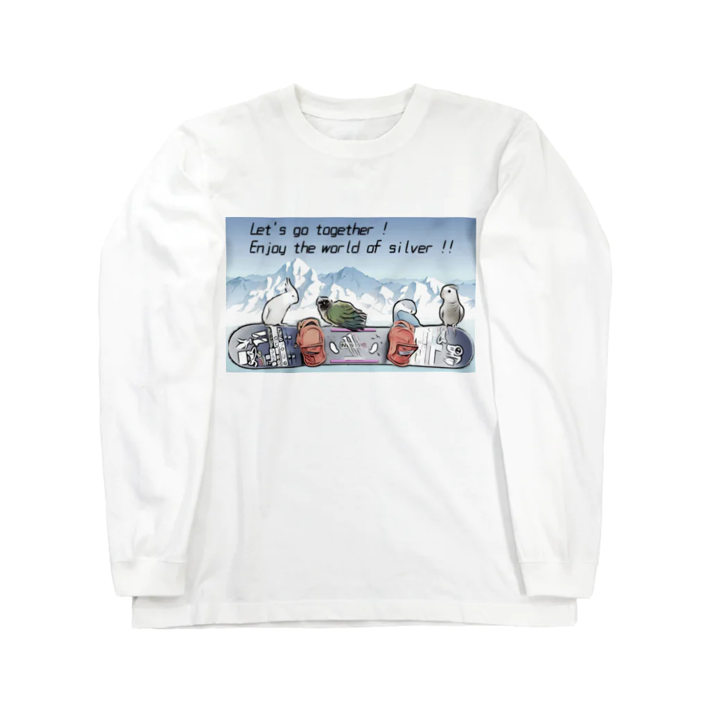サスユズハクミツ製作所のLet's go together スノーボード　 Long Sleeve T-Shirt