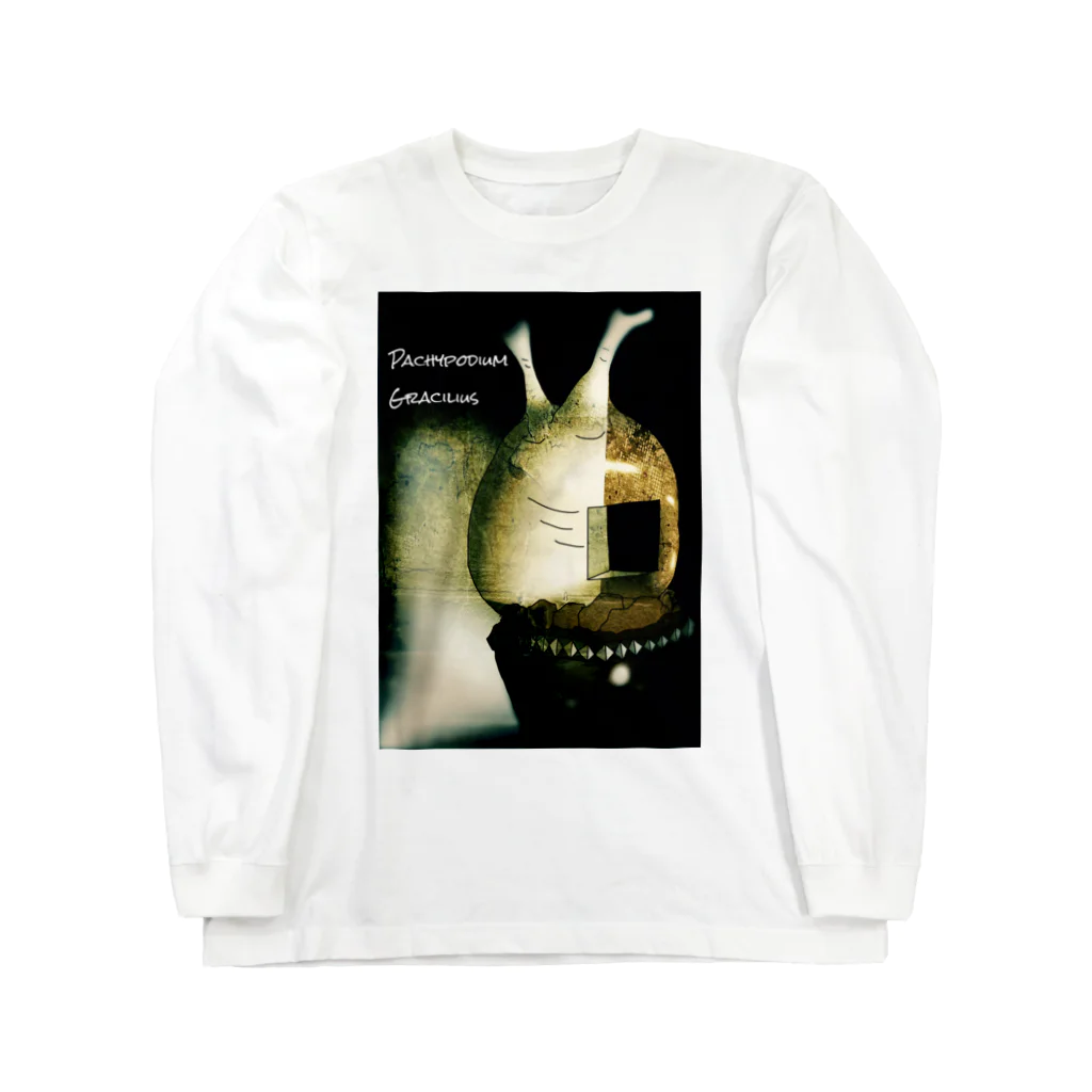 パキポキさんのPachypodium Gracilius  Long Sleeve T-Shirt