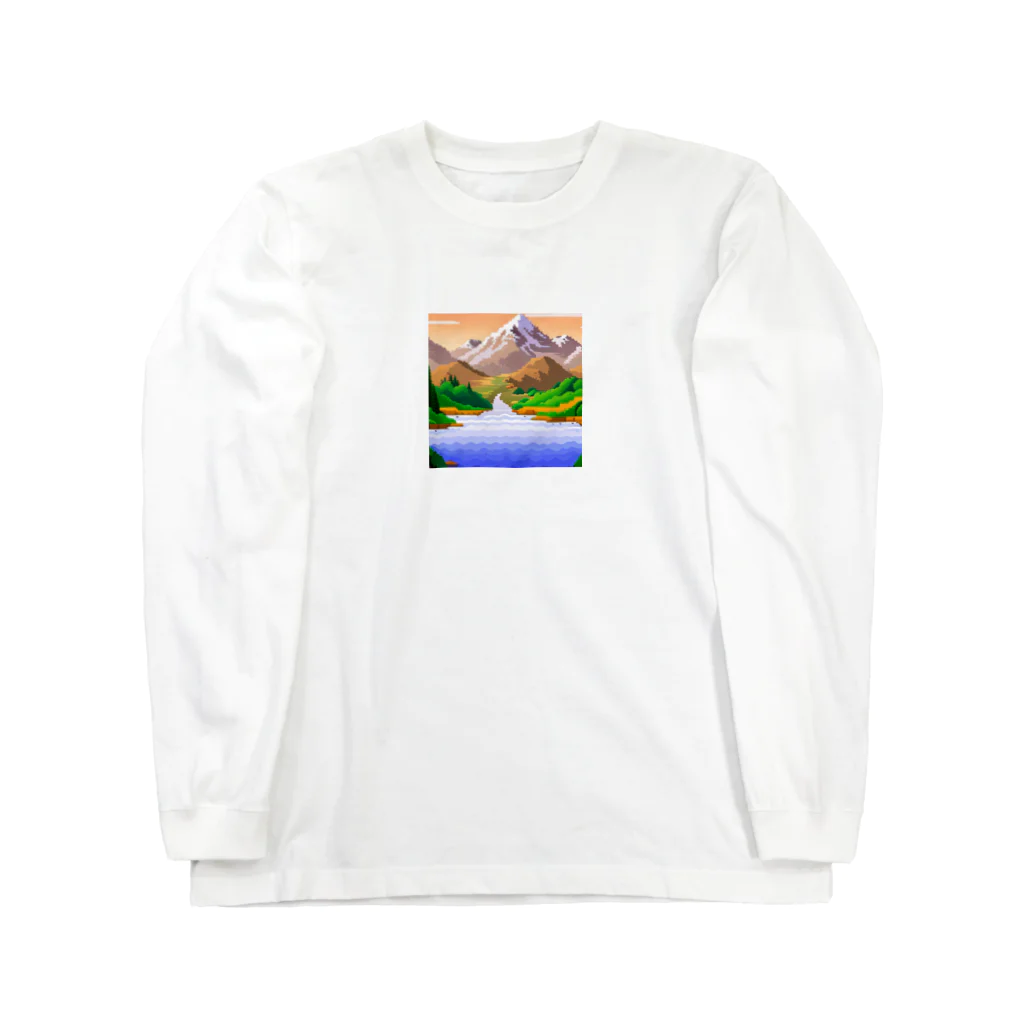 ろよずやのピクセルアート Long Sleeve T-Shirt