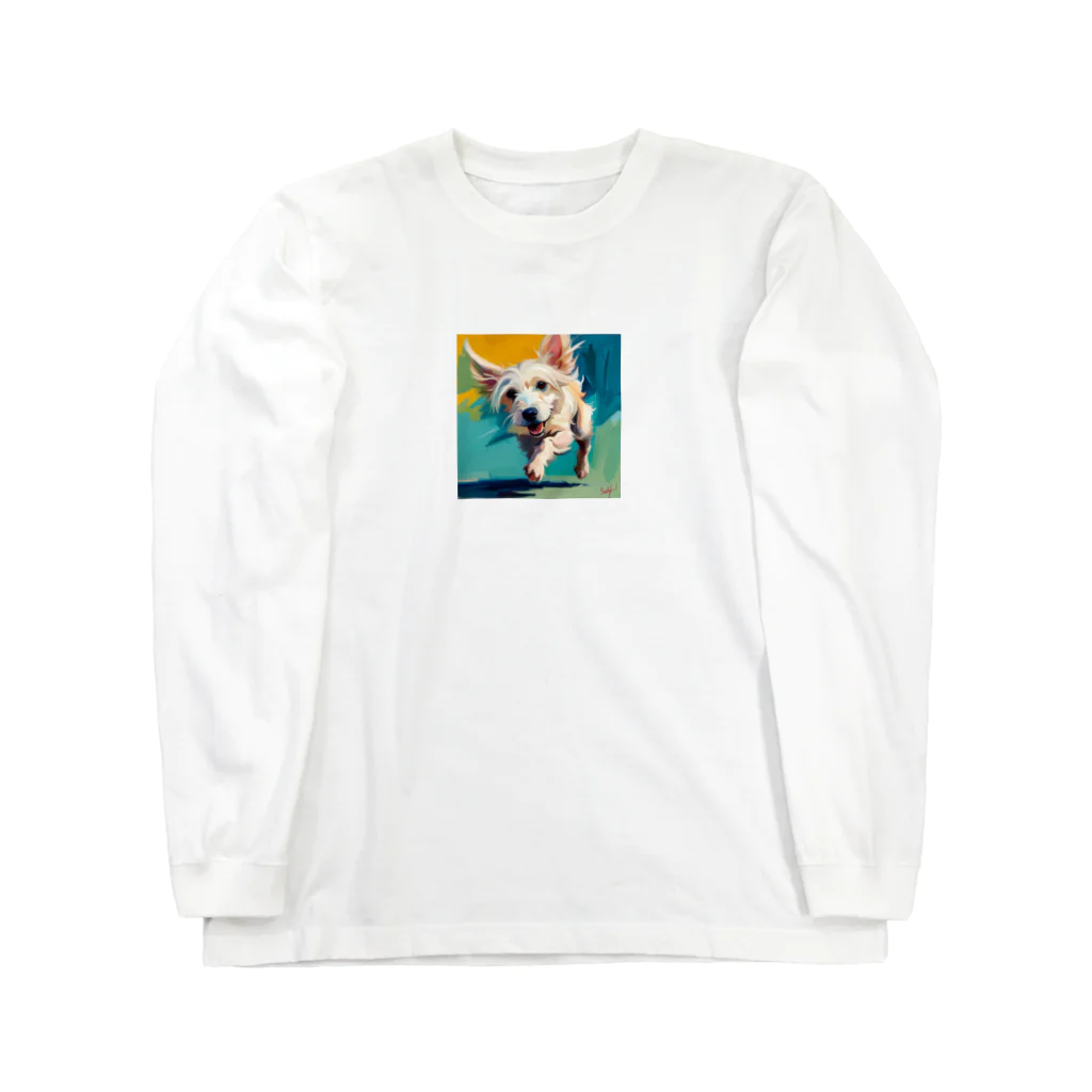 Taiwan_CreatorのRun Dog ロングスリーブTシャツ