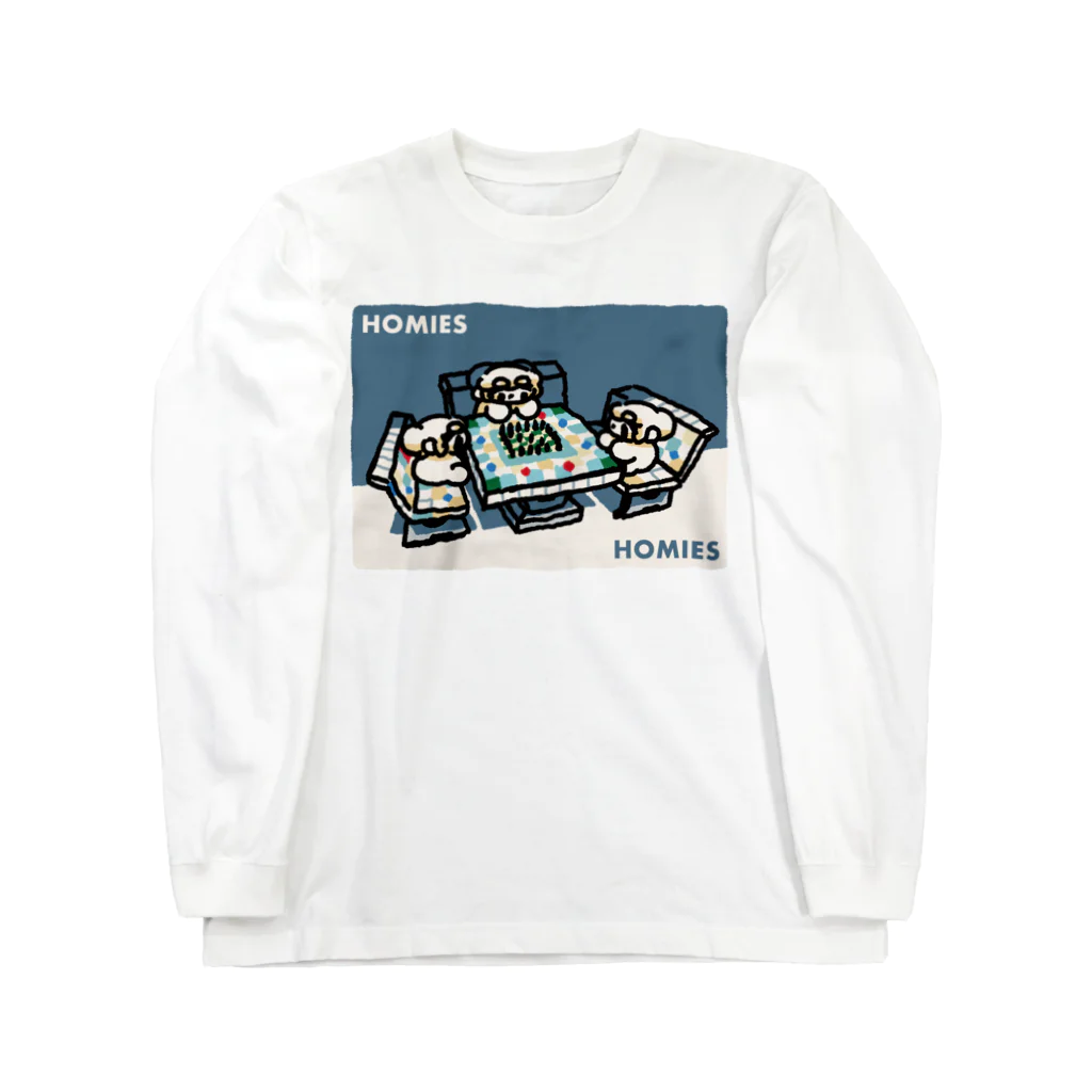 ようちえんやさんやさん　SUZURI支店のほーみーず・うぇあ Long Sleeve T-Shirt