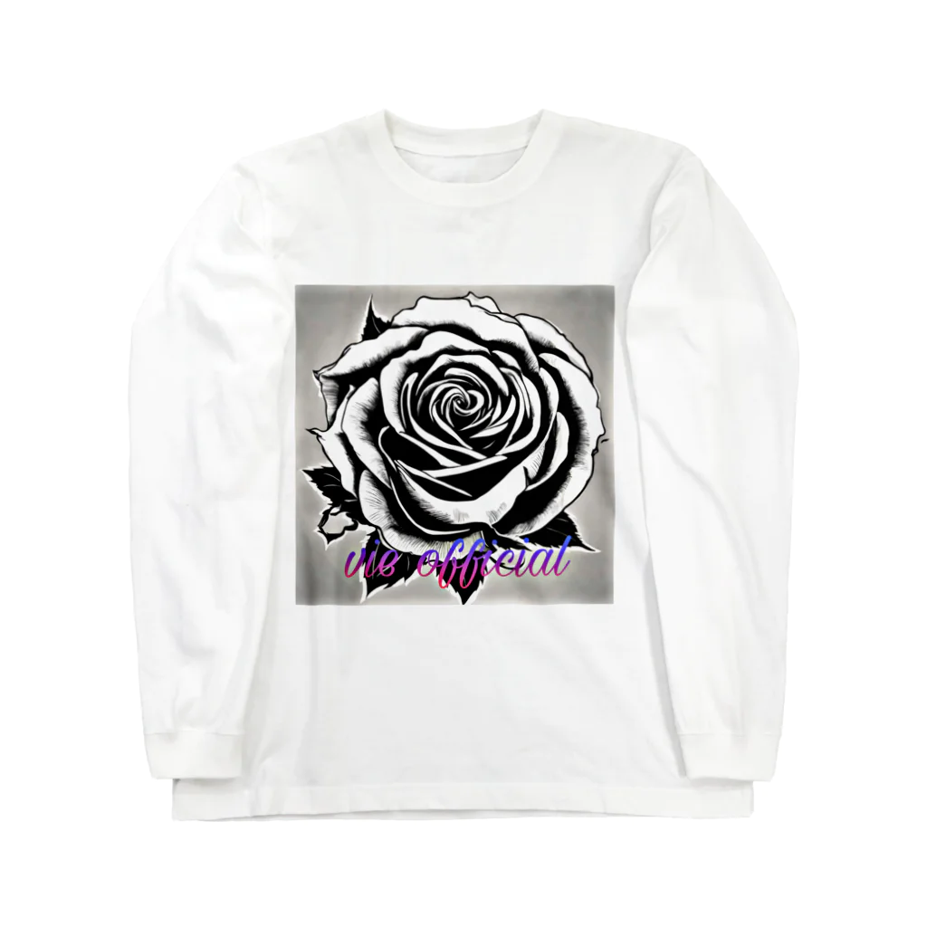 vieのBLACK_rose Long Sleeve T-Shirt