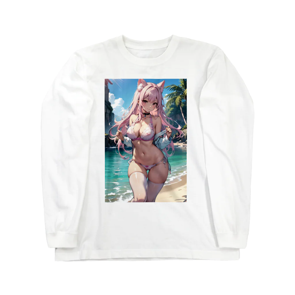 RGセクシーガールの猫耳娘 Long Sleeve T-Shirt