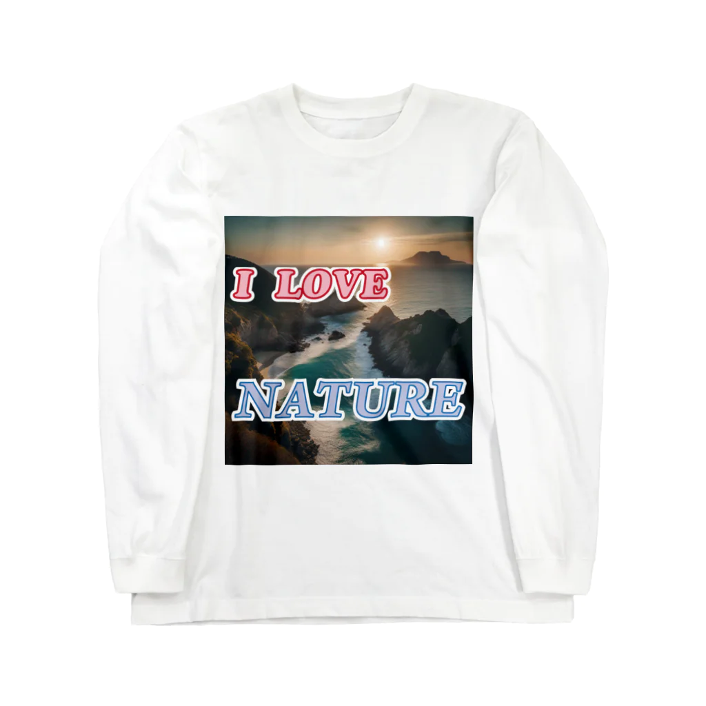 wataru-ingのI LOVE NATURE Long Sleeve T-Shirt