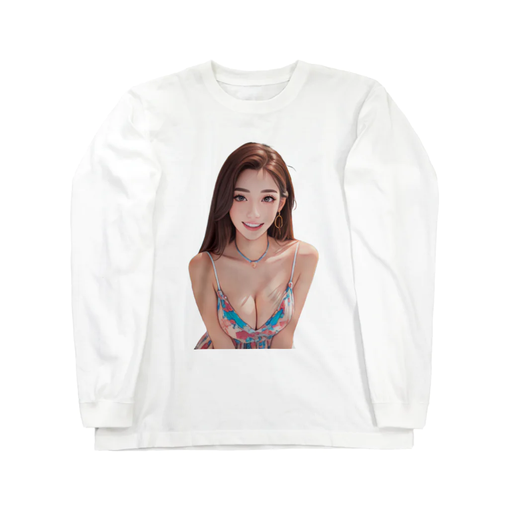 bitpiyoの綺麗なお姉さん Long Sleeve T-Shirt