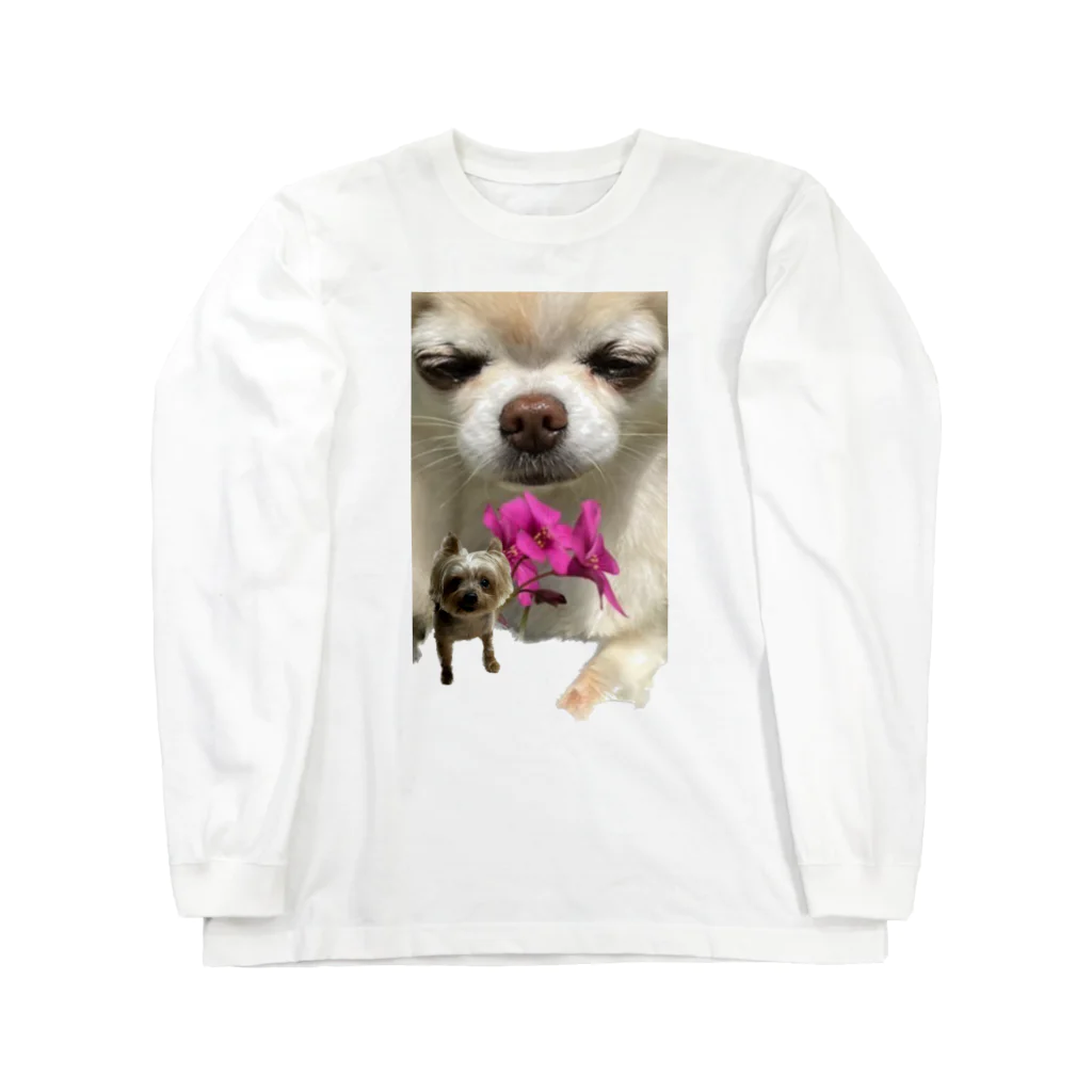 わんこのもこたんとじょにたん① Long Sleeve T-Shirt