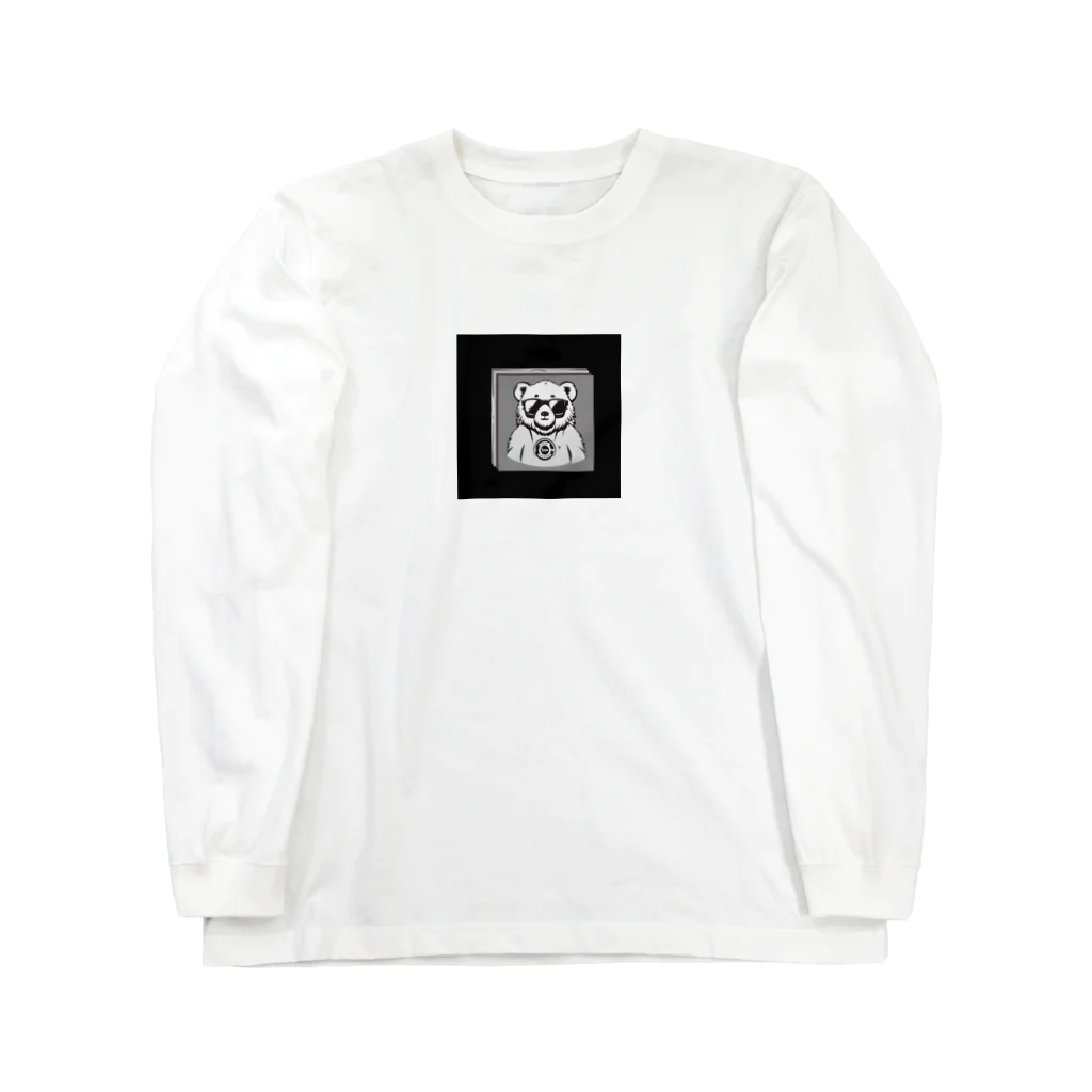 Kompasのカッコいい クマ Long Sleeve T-Shirt