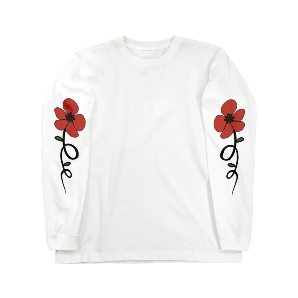 GOTAKOの野の花ロンＴアニス ロングスリーブTシャツ