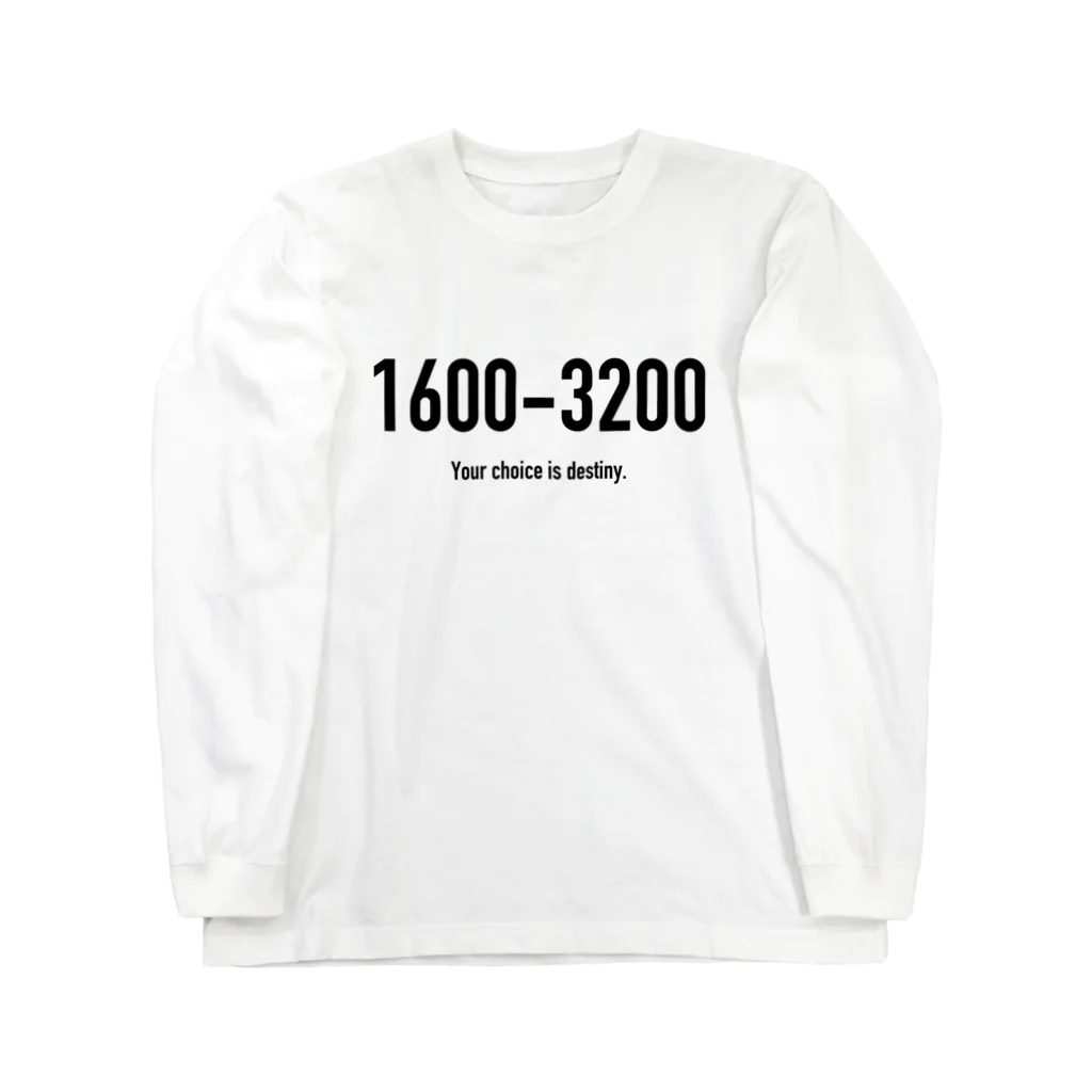 #wlmのPOINTS - 1600-3200 ロングスリーブTシャツ