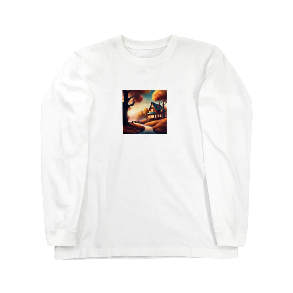 ワンダーワールド・ワンストップの秋の風景 Long Sleeve T-Shirt