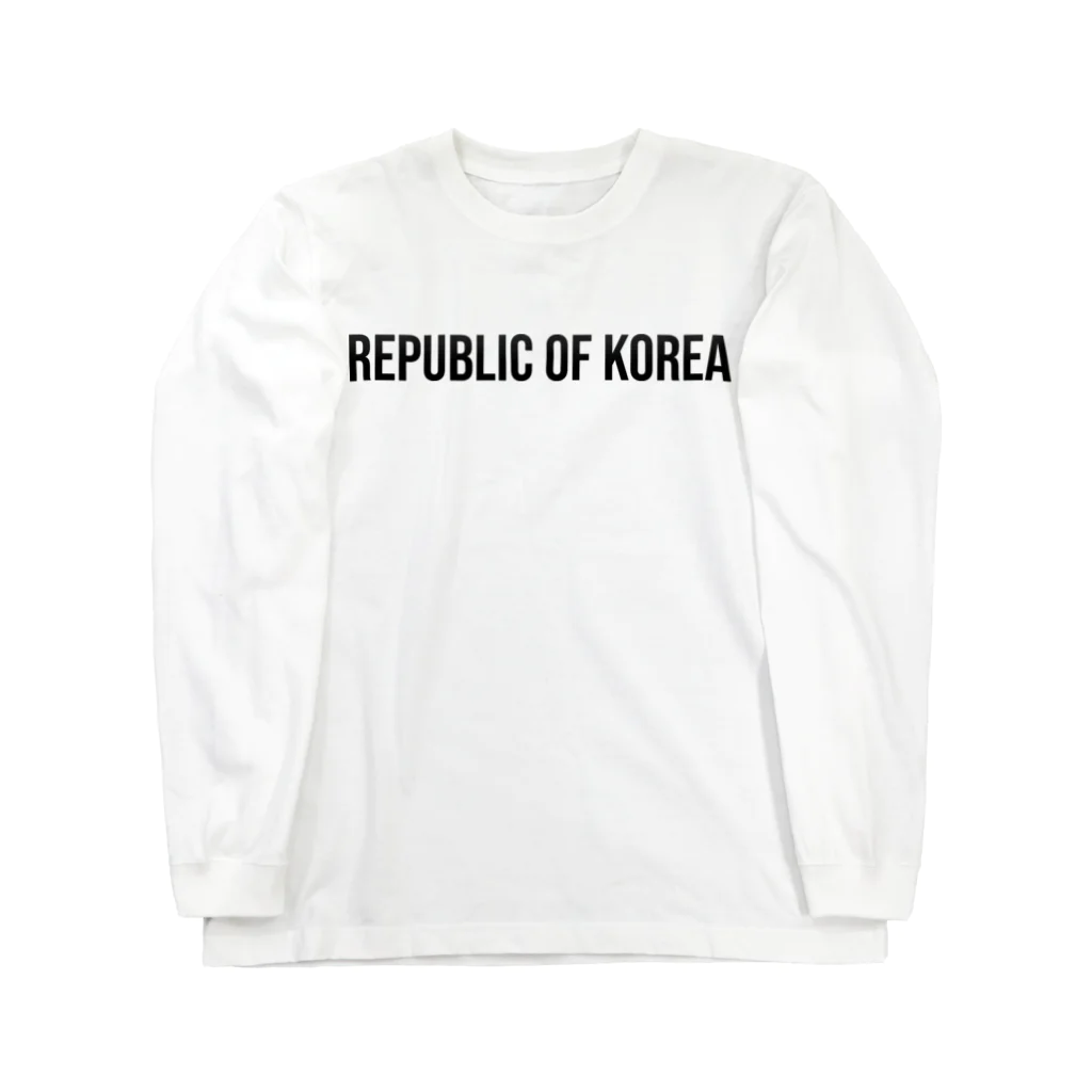 ON NOtEの韓国 ロゴブラック Long Sleeve T-Shirt