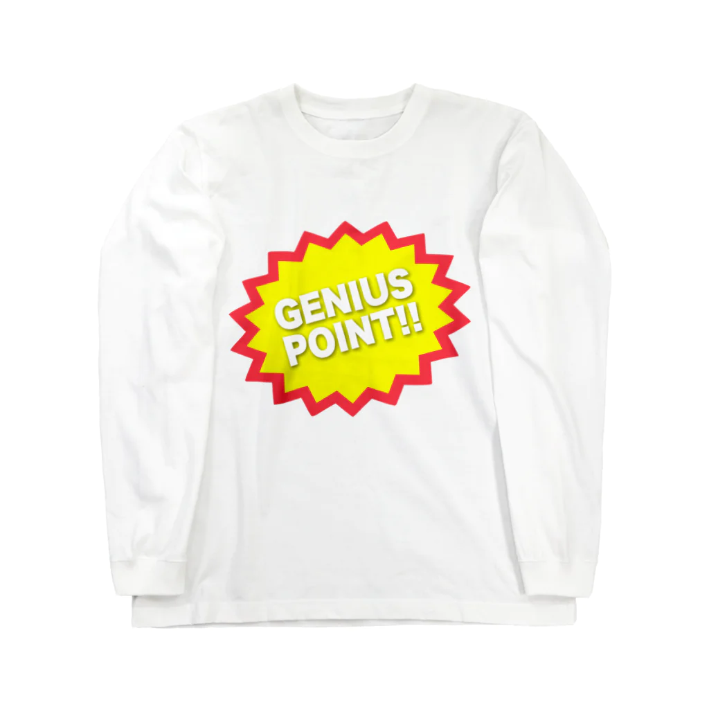 ホスプラググッズストアのGENIUS POINT ロングスリーブTシャツ