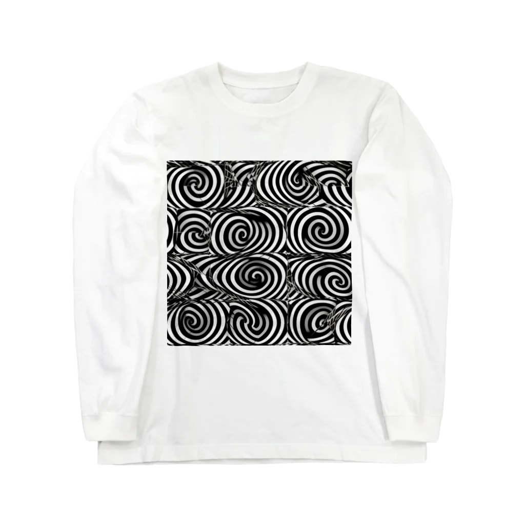 Erika_ArtistryのUzumaki #01 ロングスリーブTシャツ