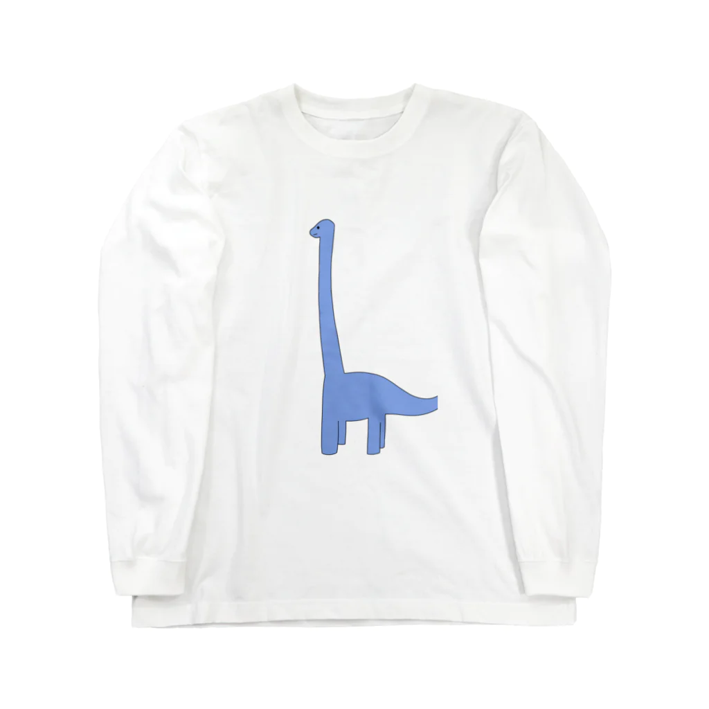 タナカカニのくびながきょうりゅう❗️恐竜❗️ ロングスリーブTシャツ