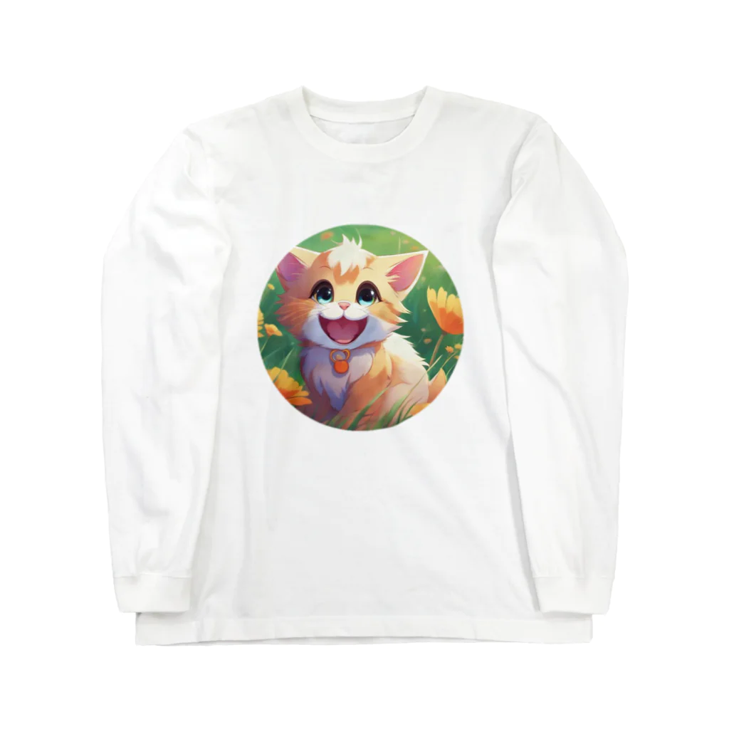 オレンジルーシーのほっこり子猫 Long Sleeve T-Shirt