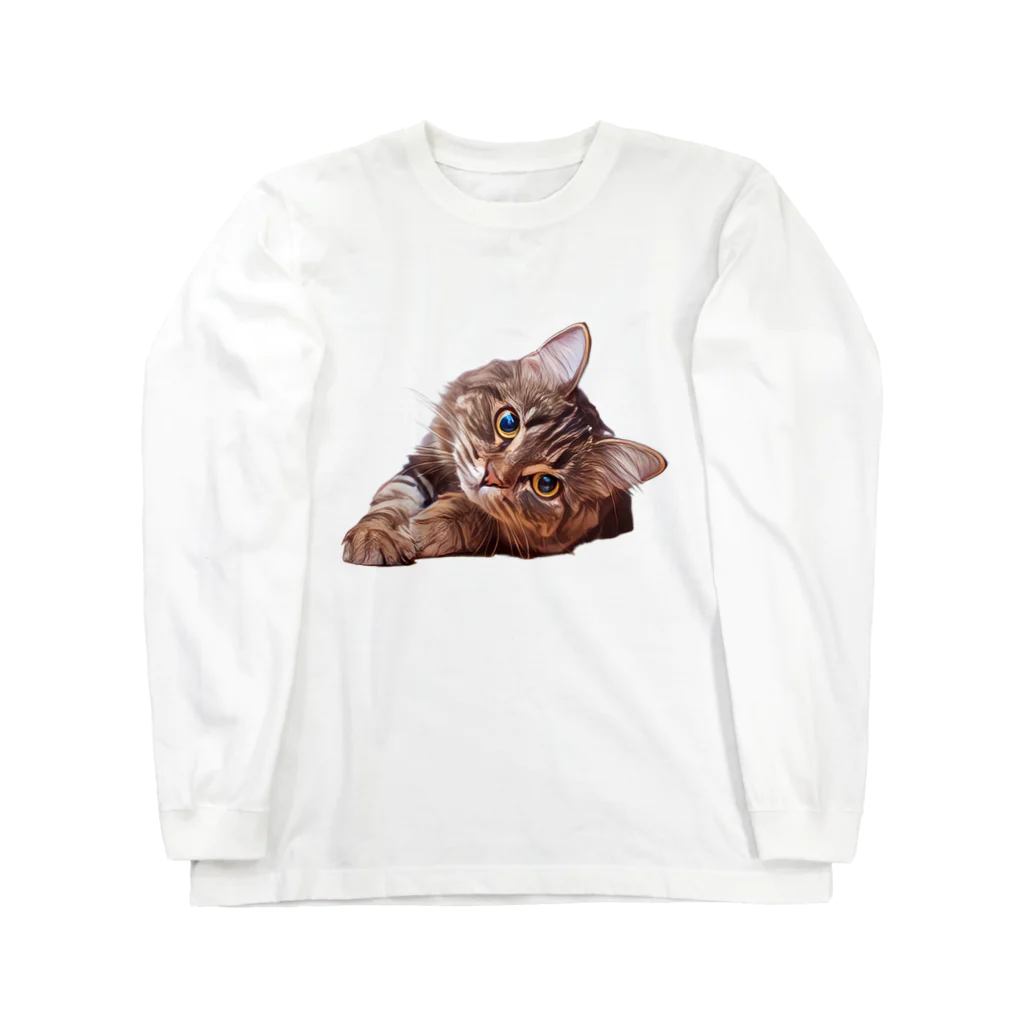 bitpiyoのねこちゃん Long Sleeve T-Shirt