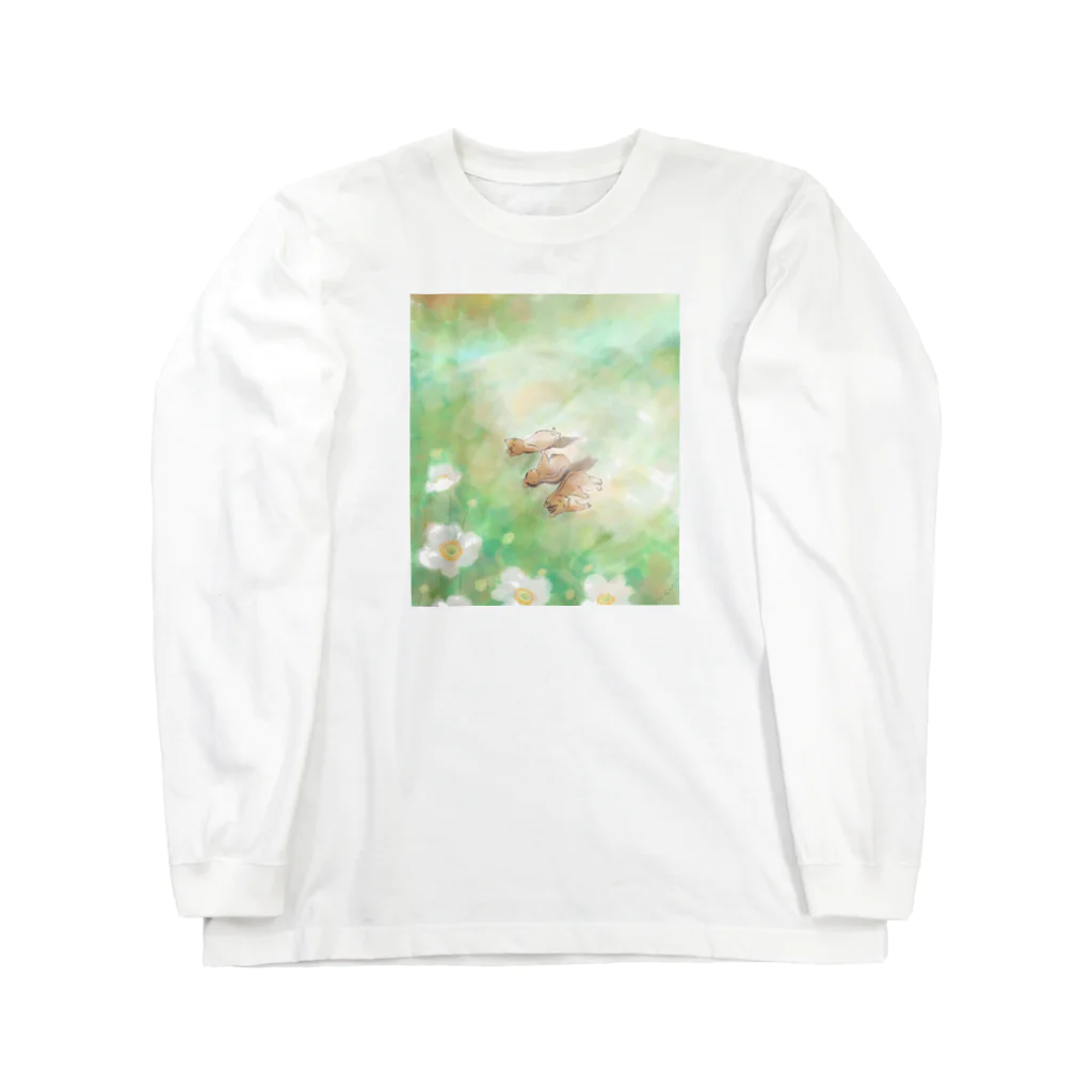 jamdehugの川辺で日向ぼっこ Long Sleeve T-Shirt