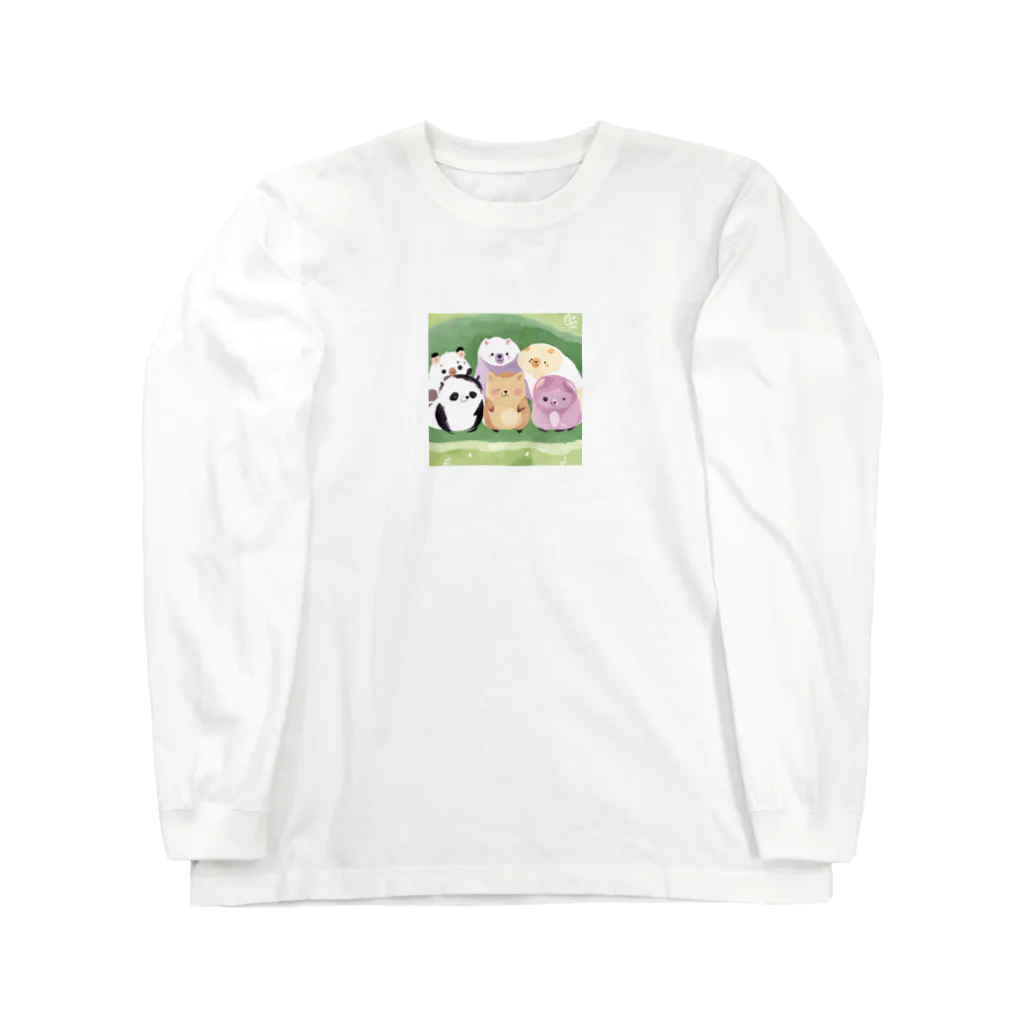 hideyan45の愛くるしいアニマルズ Long Sleeve T-Shirt