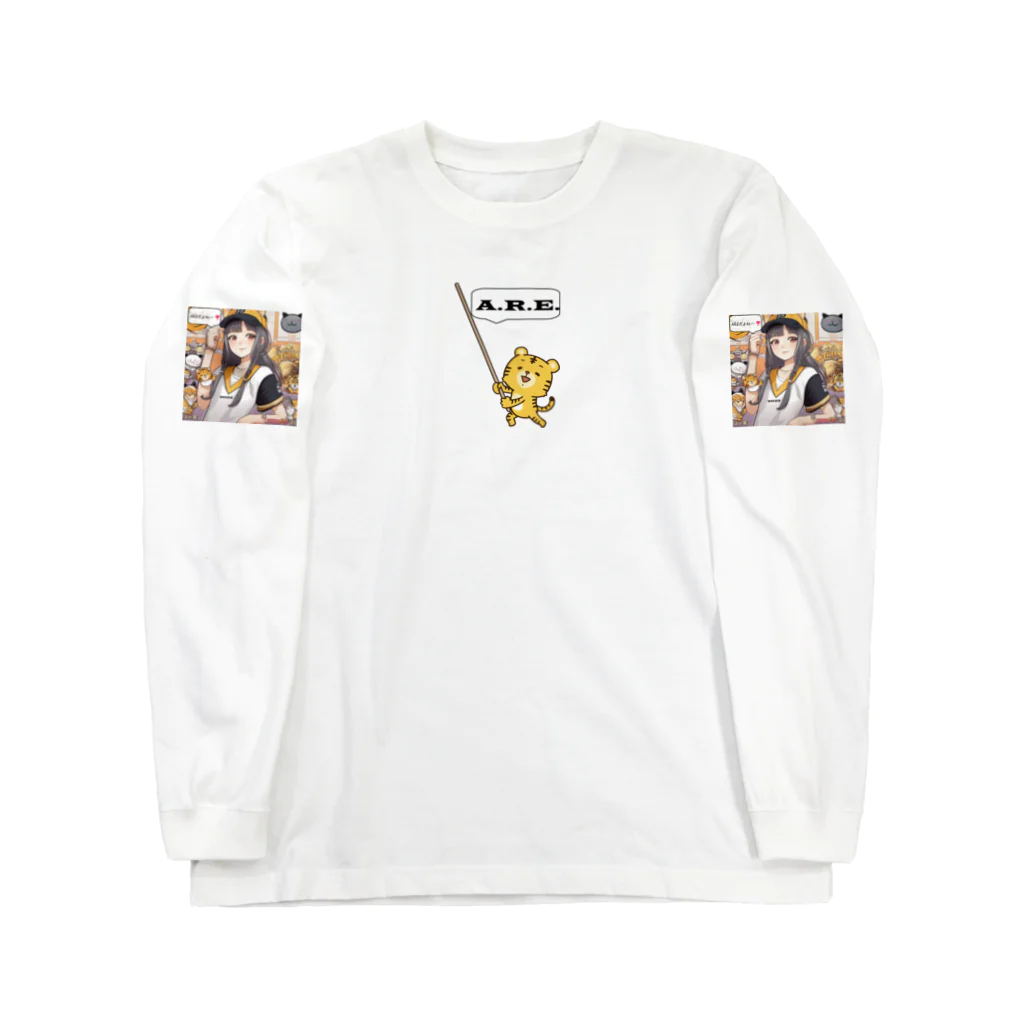 HARERUYA59の阪神タイガース　優勝　マスコット　トラ娘 Long Sleeve T-Shirt