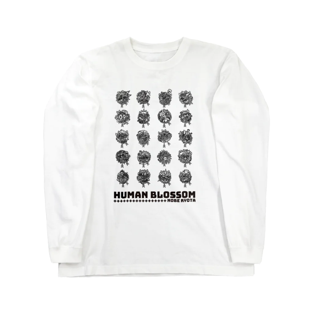 Nobe Ryota GalleryのHuman Blossom Long Sleeve T-Shirt