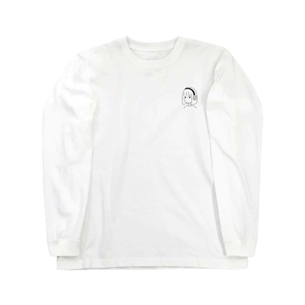 ﾏﾕﾒのヘッドパン女子 Long Sleeve T-Shirt