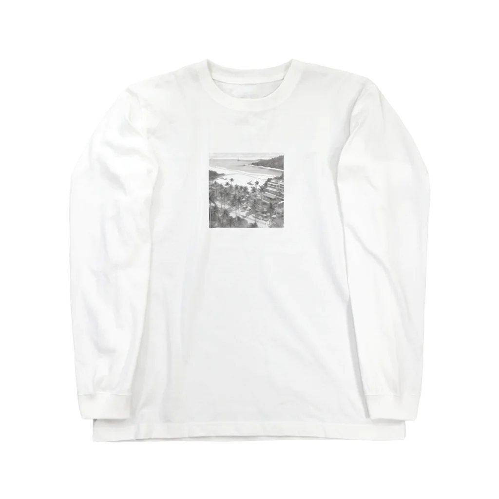 YoMiTの有名な観光スポットイメージ画像：ボラカイ島（フィリピン） Long Sleeve T-Shirt