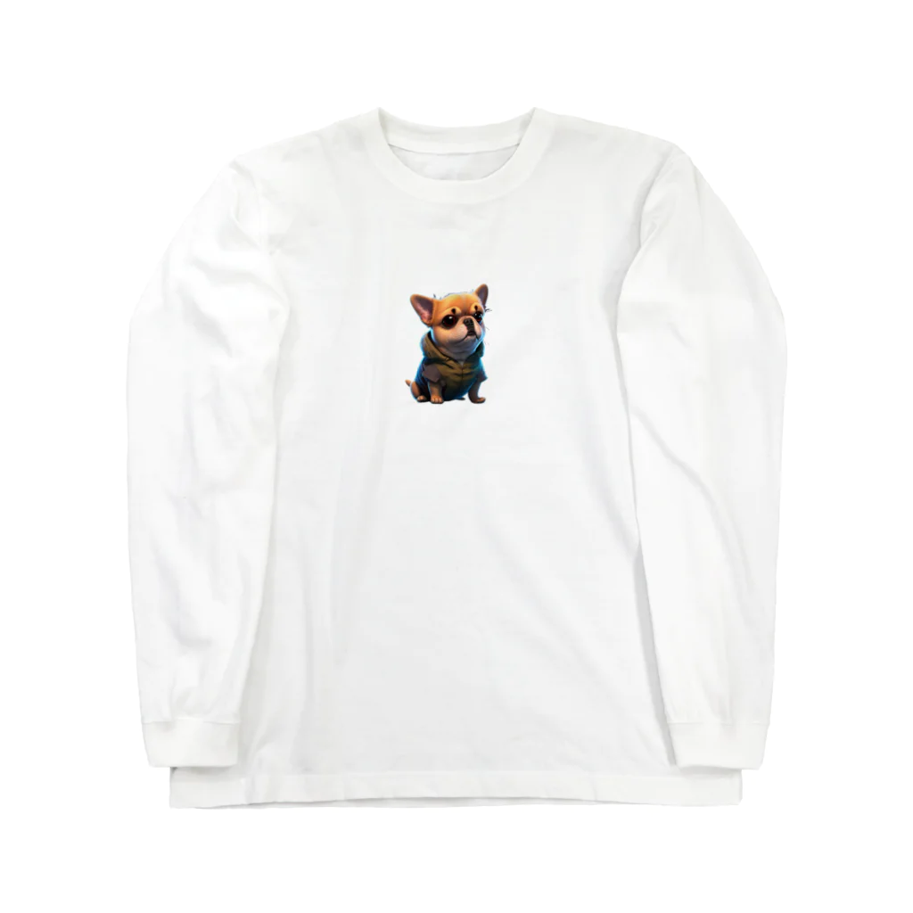 ブサかわフレンズのぶさかワン🐶 ロングスリーブTシャツ