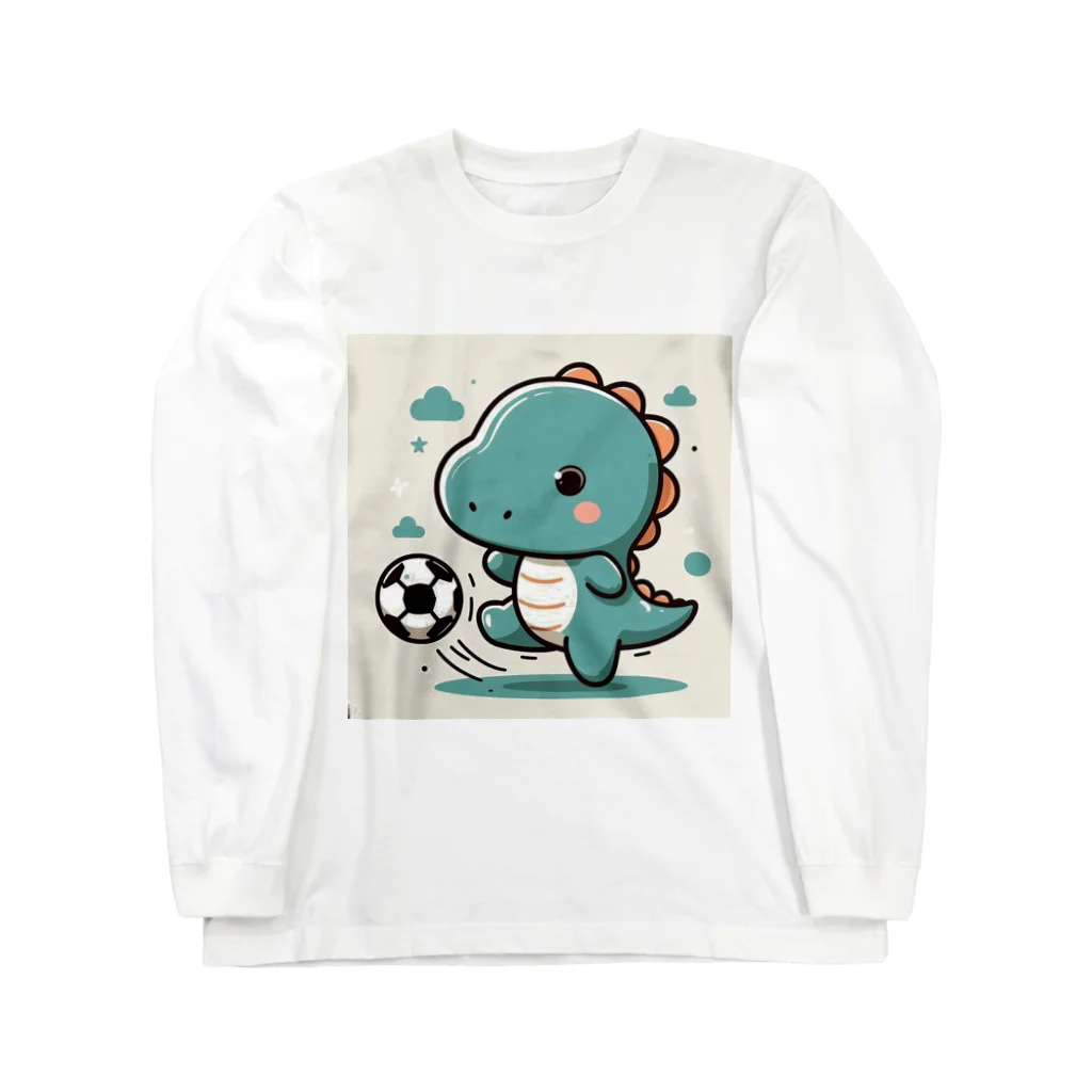 K&Kのサッカーザウルス:ティル Long Sleeve T-Shirt