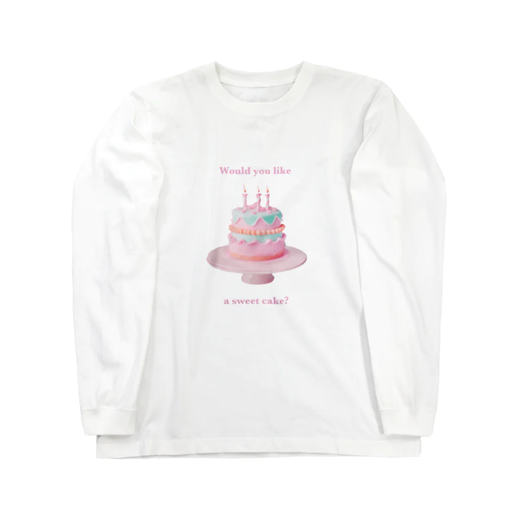 magicaroomのゆめかわケーキ ロングスリーブTシャツ