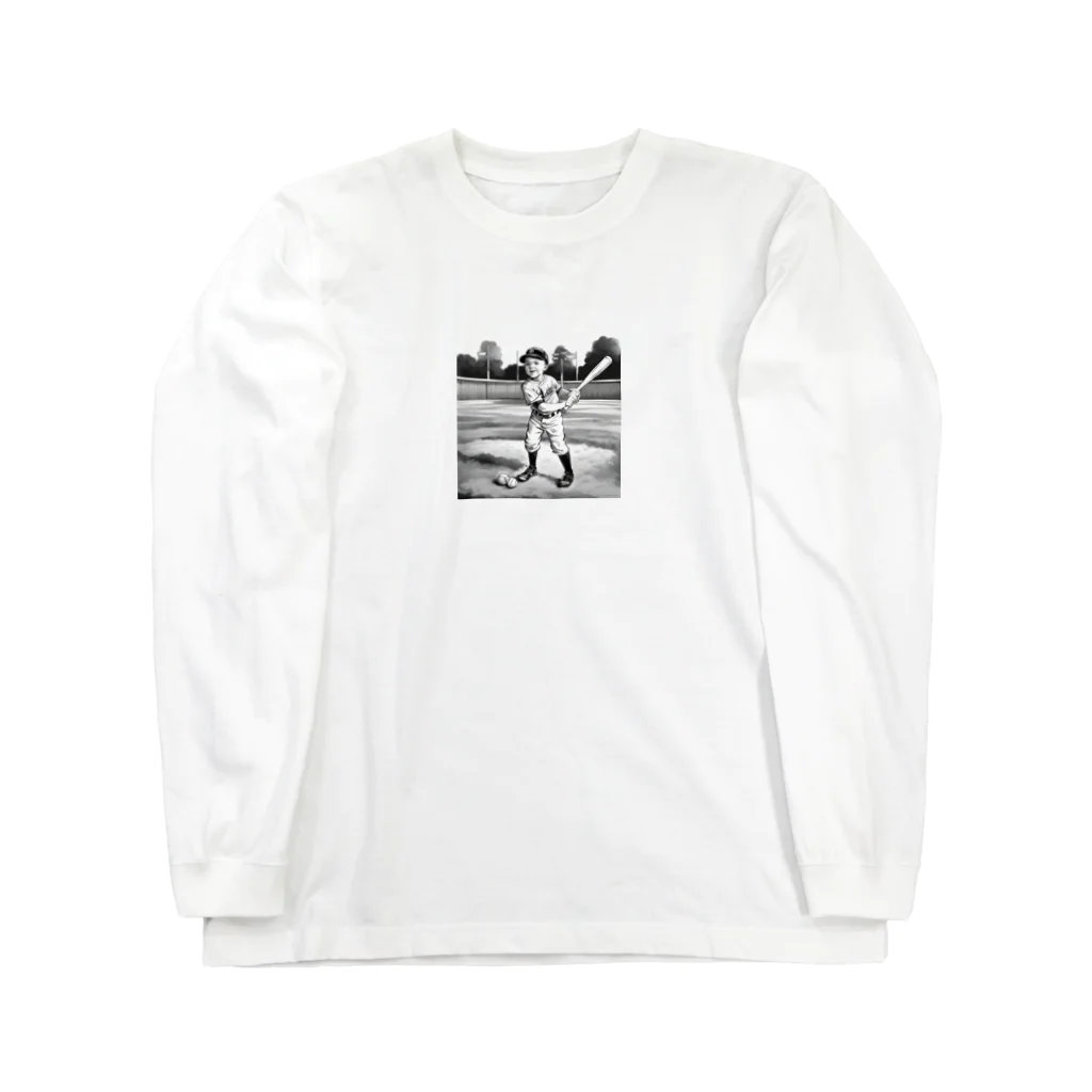 モリスのベースボールボーイ Long Sleeve T-Shirt