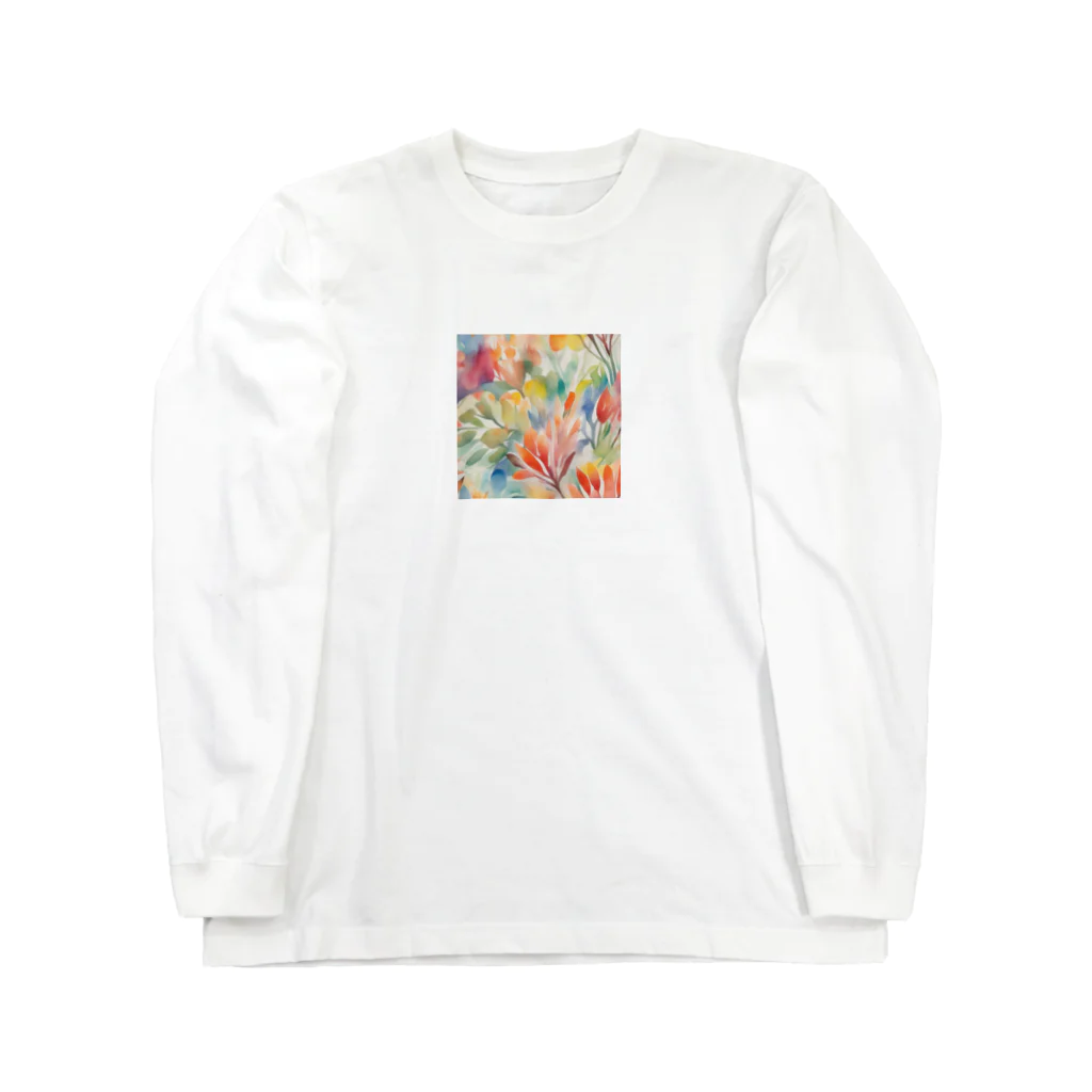 Kagarinのフラワー Long Sleeve T-Shirt