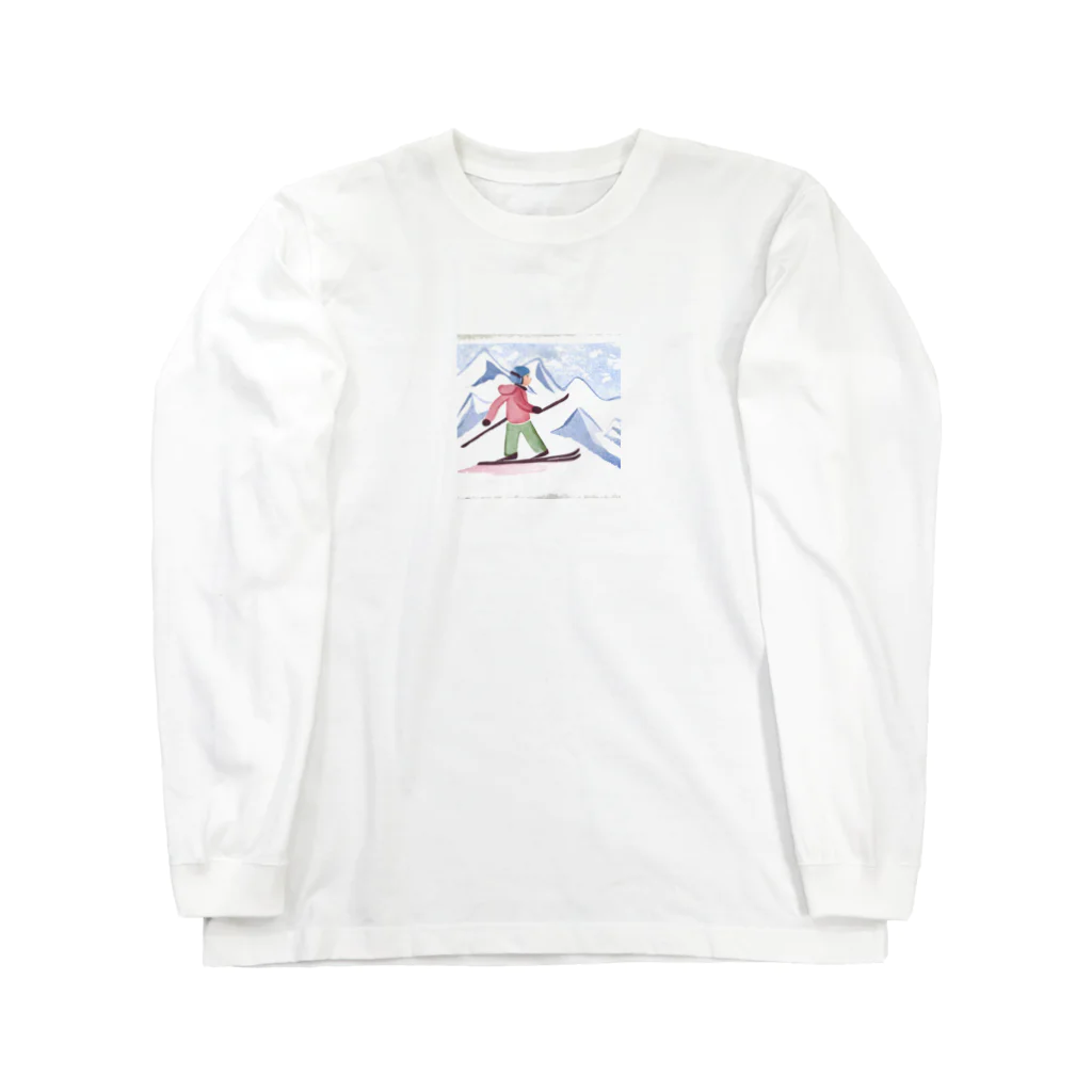 とみのスキーがすき Long Sleeve T-Shirt