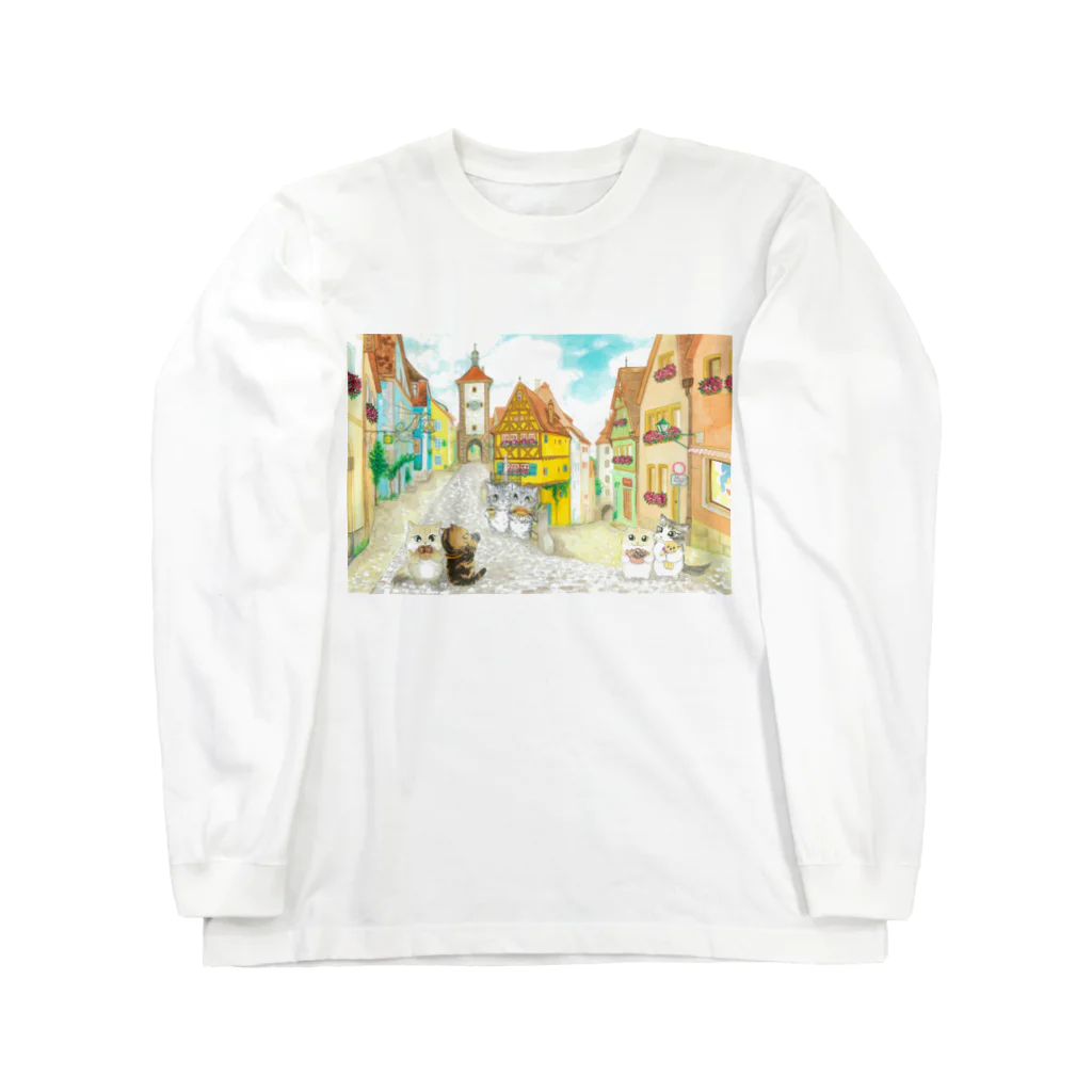 YOKO KOBAYASHIのニャンズ旅行記🇩🇪ドイツ Long Sleeve T-Shirt