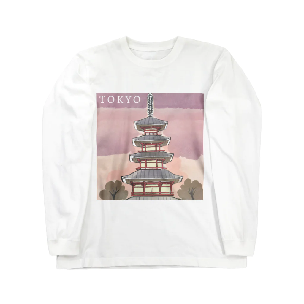 Japanの東京_03 ロングスリーブTシャツ