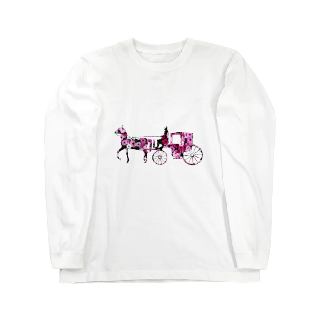 mumusの馬車　rose Long Sleeve T-Shirt